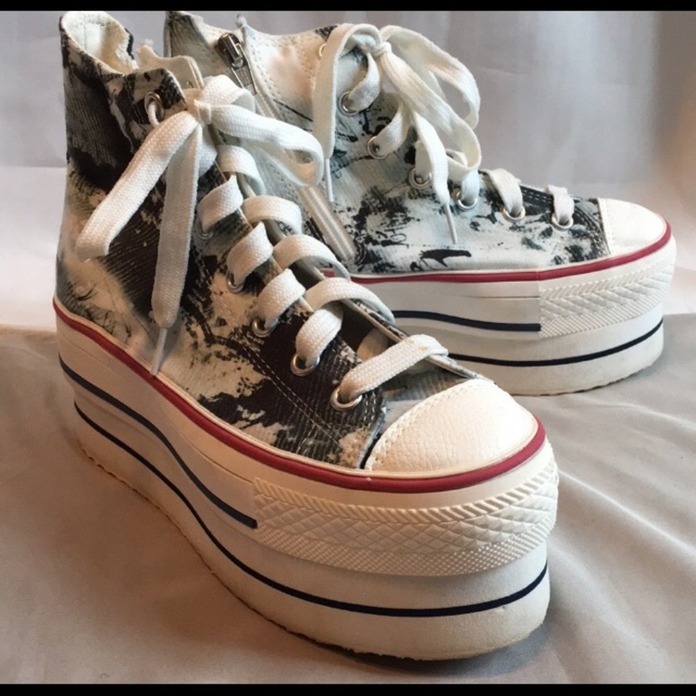 High Top Platform Similar to Converse Sneakers